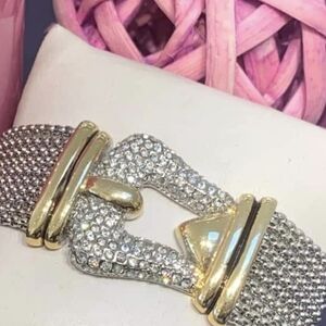 NWT Emma Skye Two-Tone magnetic bundle belt bracelet